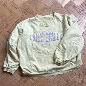 Daily Drills Yellow Sweater